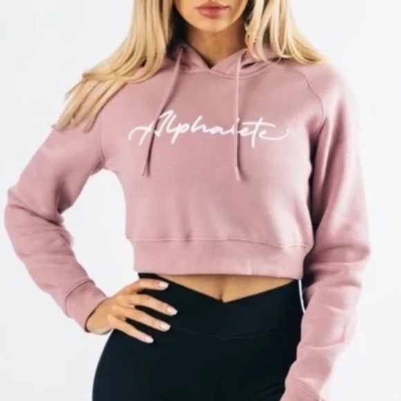 Alphalete Cropped Hoodie - Picture 3 of 4